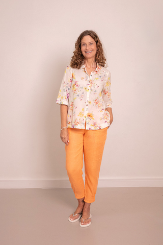 The Rose Ruffle Shirt Bavent 100% Cotton