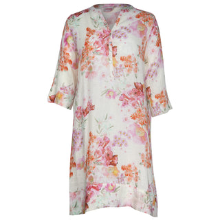 Olivia Midi Dress Bow 100% Linen