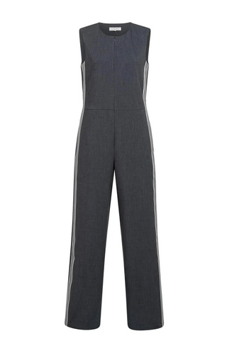 Inkwell Blu Woven Wide Leg Slv/less Jumpsuit