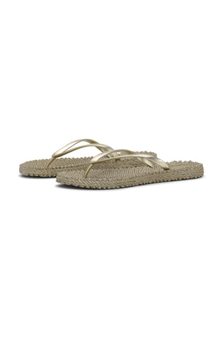 Metallic Flip Flop Platin