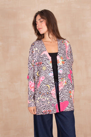 Monday Lucky Zebra Cardi