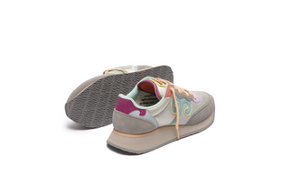 Master Gray, Lake Grn, Light Peach/Fuchsia.Sneaker
