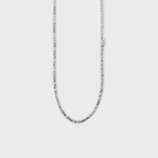 Essentials Solitude Necklace - Matt silver plated - 46 CM