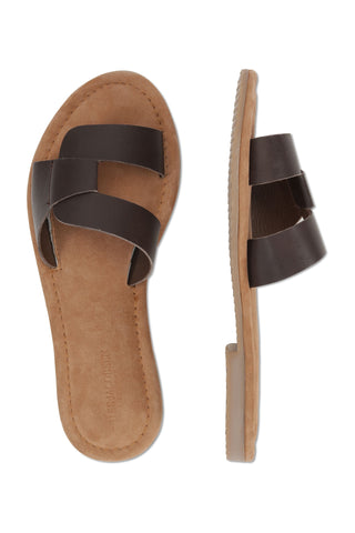 Vera 1004 Leather Sandal Bison