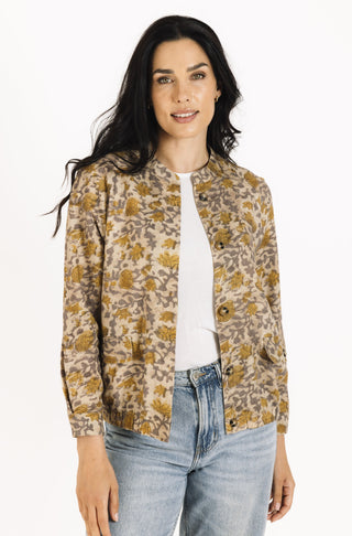 Belinda Batik Print Bomber Jacket