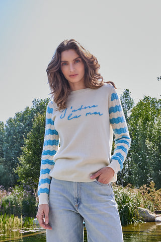 La Mer Natural White Jumper