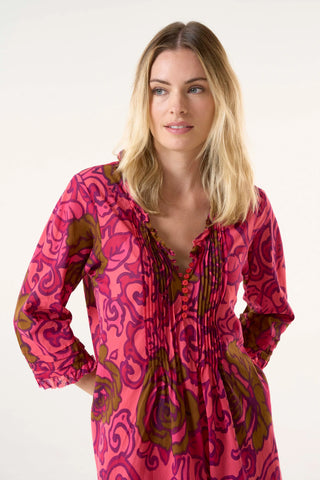 San sebastian hot coral long poppy