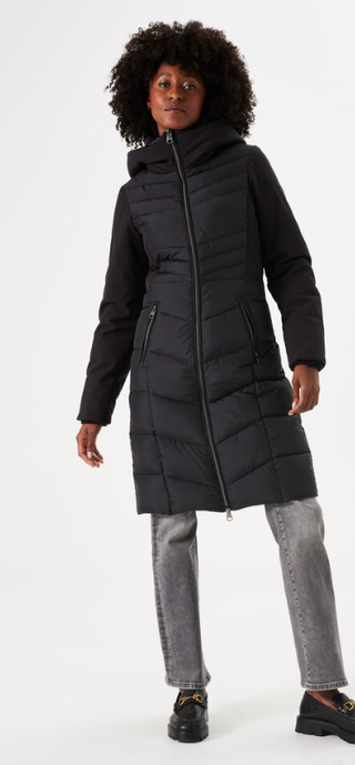 Ella Black Puffer Jacket