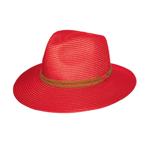 Gerry Fedoria Hat Red 58cm
