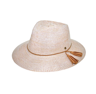 Caroline Fedora Hat Wheat 58cm