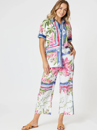 Monaco Sardina Blue Multi Pant