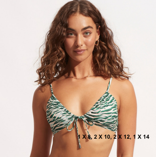 SF Wild At Heart Drawstring Bralette