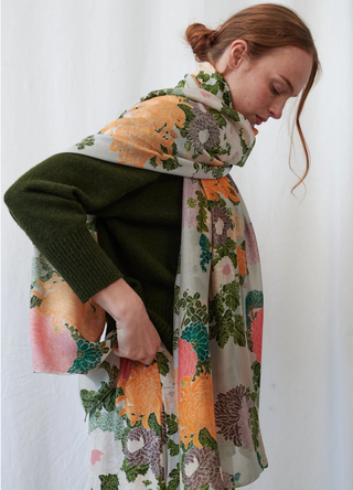 Jacquard Putty Scarf