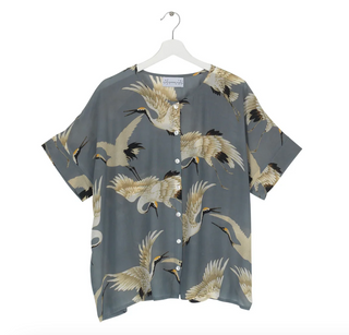 Stork Slate Tea Blouse
