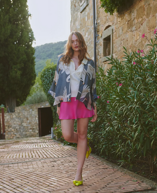 Stork Slate Grey Kimono