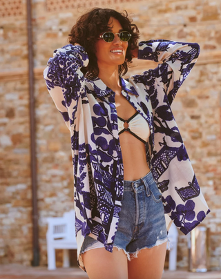 Giant Willow Blue Oversized Shirt