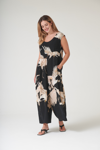 Stork Black Jumpsuit