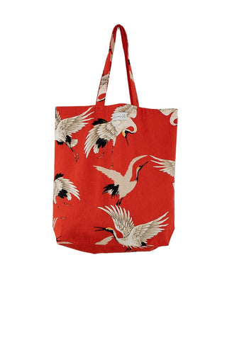 Stork Scarlet Canvas Bag