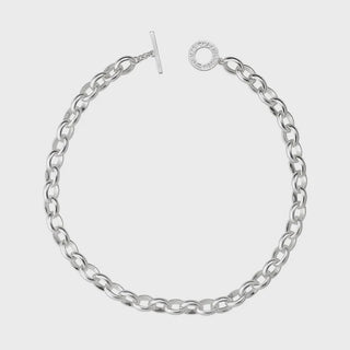 Essentials Everyday Necklace - Matt silver plated - 46 CM