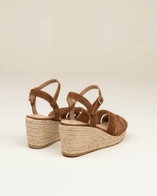 Tera Mid Wedge Espadrilles Brown