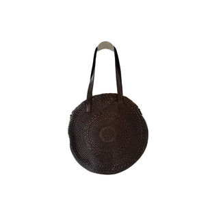 Maxi Round D.Brown Vintage Bag