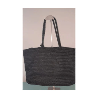 Weave Black Vintage Bag