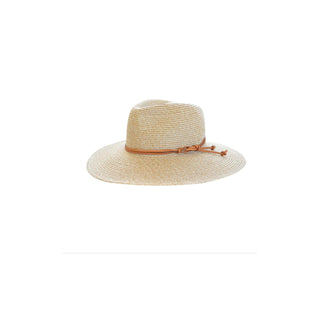 Kasai Wide Brim Fedora Hat Natural 58cm