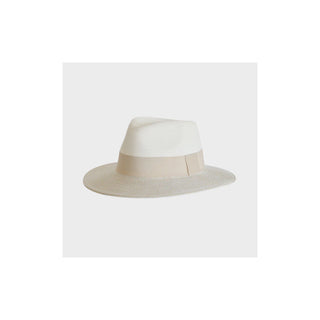 Naledi Fedora Hat Ivory/Stone 58cm