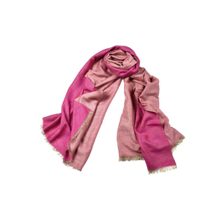 T543 Reversible Pink/Pink Shawl