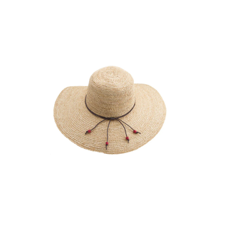 Amy Raffia Capeline  Hat Natural 58cm