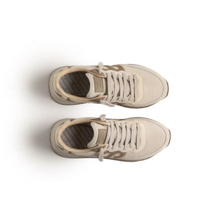 Master All Suede Trainer Snow White, Macchiato Milk.