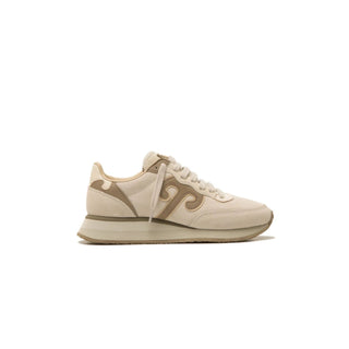 Master All Suede Trainer Snow White, Macchiato Milk.