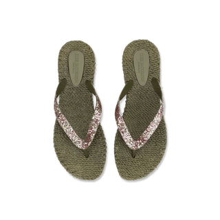 Cheerful 12H Flip Flops Army