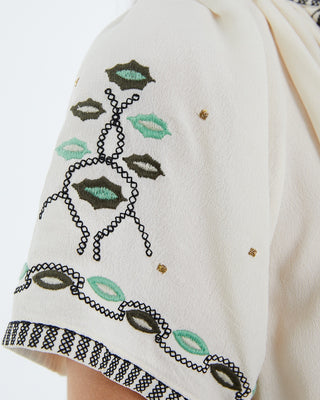 Bella Ecru Short Sleeve Shirt