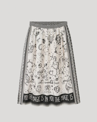 Vanessa Zodiac Midi Skirt