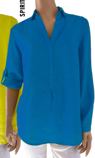 Ella Spirit Blue Tab Shirt