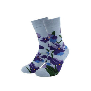 SR Socks Violet on Lilac