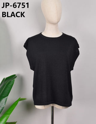 MILL Abby pullover top black