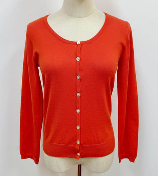 MIL Elley orange buttoned cardigan