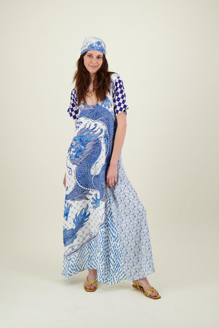 Vera maxi amalfi coast dress