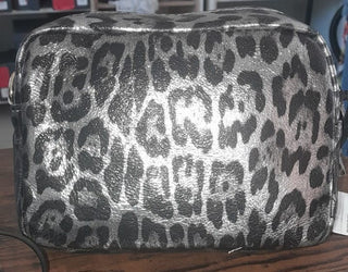 Mini Grey Animal Paris Zip Macula Laminate Bag