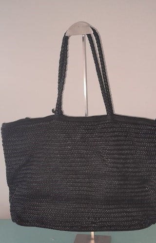 Weave Black Vintage Bag