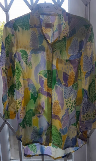 Kelly cb shirt green bird