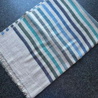 T559 Natural Blue & Grn Stripes Toosha