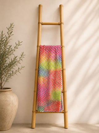 Anna Silk Wool Stoles  beige