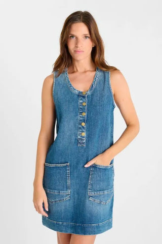 LT Maribou Blue Dress