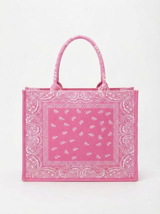 Bandana Tote Bag Pink