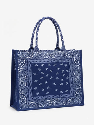 Bandana Tote Bag Navy