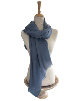 Cashmere Plain Stoles Charcoal