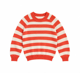 Arabella Coral Stripe Knit Jumper
